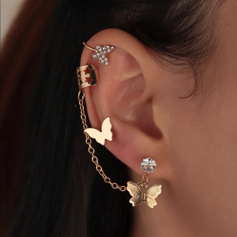Butterfly Clip On earring